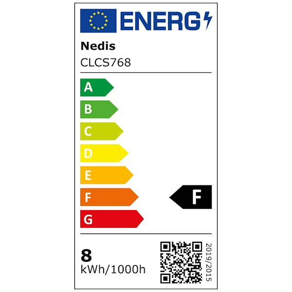 Julelys med 768 LED 5,6 m med strømadapter