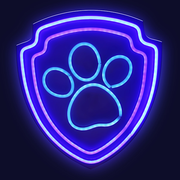 Paw Patrol LED-neonkyltti - Tassu
