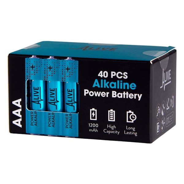 40 AAA-alkaliparistoa