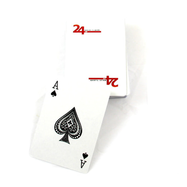 Kortlek / Spelkort med 24.se logotyp