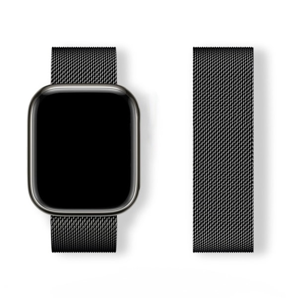 Milanolainen rannekoru Apple kellolle 38/40/41 - Svart