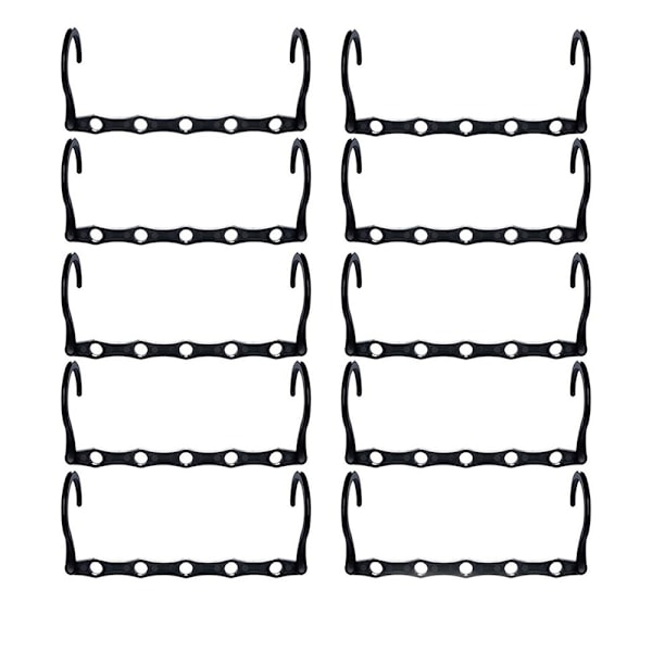 Platssparande galgar 10-pack