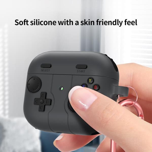 Silikoneetui i game controller-design til AirPods 3 - Pink