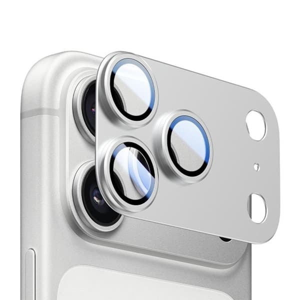 Kameraskydd i metall till iPhone 17 Pro - Silver