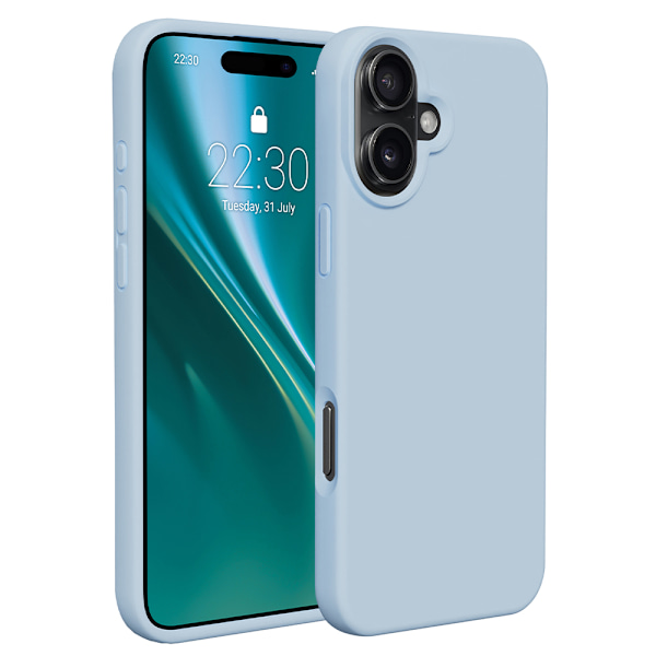 Etteri Silikonikuori iPhone 16 - Vaaleansininen