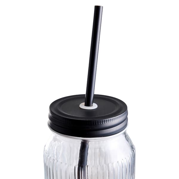 Day Glasmugg med lock och sugrör – 0,45 l