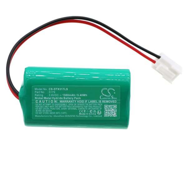 Nødbelysningsbatteri 1500 mAh 3,6 V / batteri til DOTLUX EXITmu