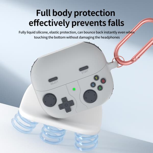 Silikoneetui i retro gaming-stil til Samsung Galaxy Buds3 FE -