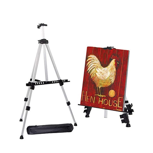 Säädettävä metallinen easel / kannettava easel / maalaus easel