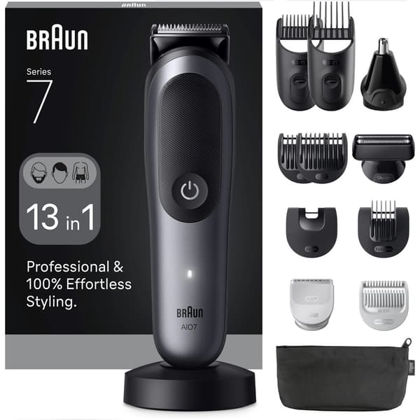 Braun Series 7 AIO7560 13-in-1-monitoimitrimmeri / vedenpitävä