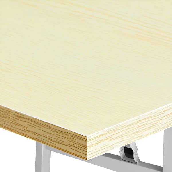 Fällbart Skrivbord 120x60x75cm - Vit Ek