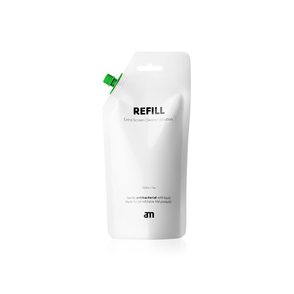 AM Refill näytön puhdistusliuos 200 ml - alkoholiton ja ammonia