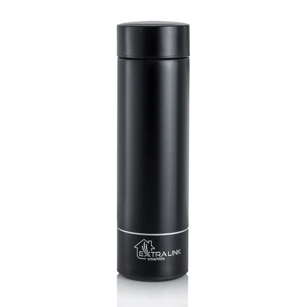 Extralink Smart Resetermos LED-näytöllä 500ml - Musta