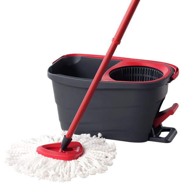 Vileda Turbo Smart spinmoppe / moppesæt med spand, pedal og mik