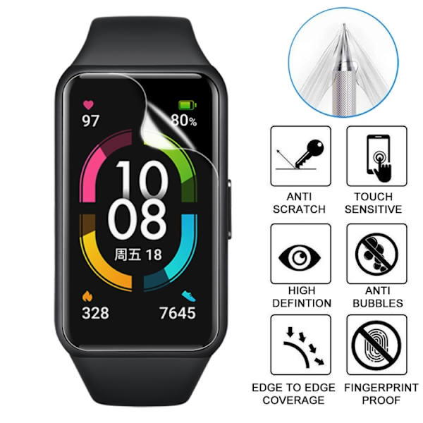 Skärmskydd med Hydrogel för Honor Band 6