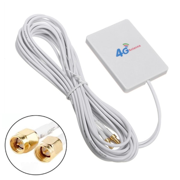 4G-antenni 28dBi SMA-liittimellä ja 2m kaapelilla