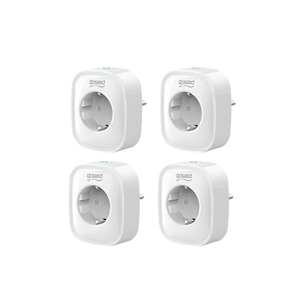 Gosund Wifi Smart Plug 16A Tuya-kompatibel 4-pak