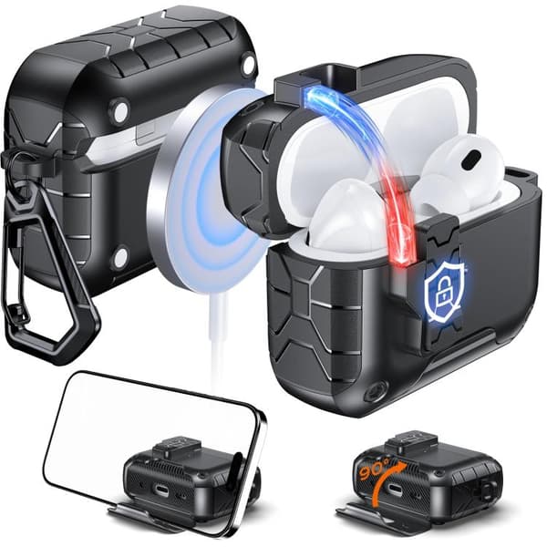 Magnetisk etui til AirPods Pro 2 / 1 - Svart