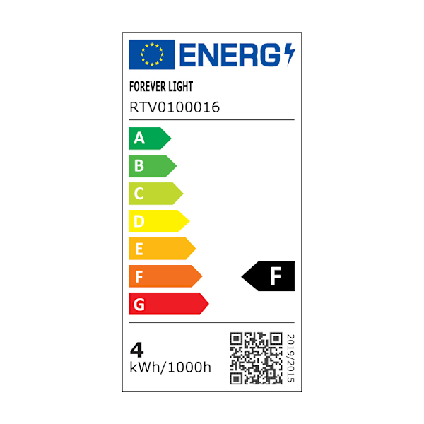 Forever Light LED-lamppu Filamentti E27 G95 4W 230V 2000K 400lm