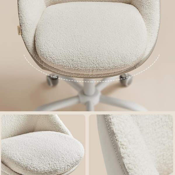 Kontorsstol med justerbar höjd – Beige