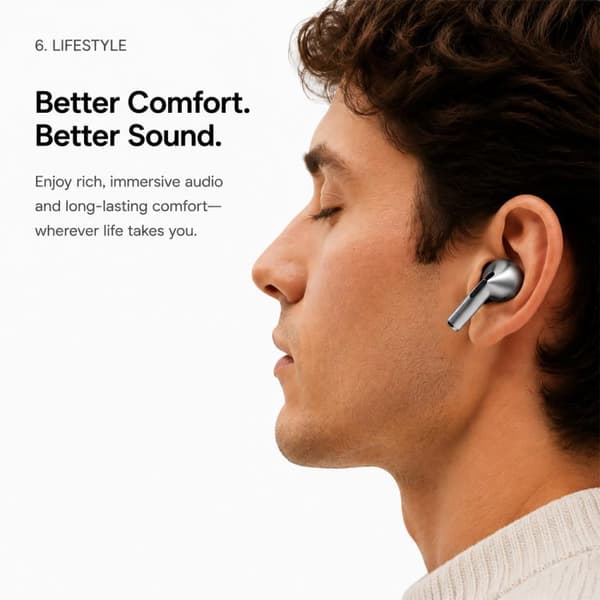 Silikoniset korvatulpat Galaxy Buds3 Pro/Buds4 Pro -mallille, 3