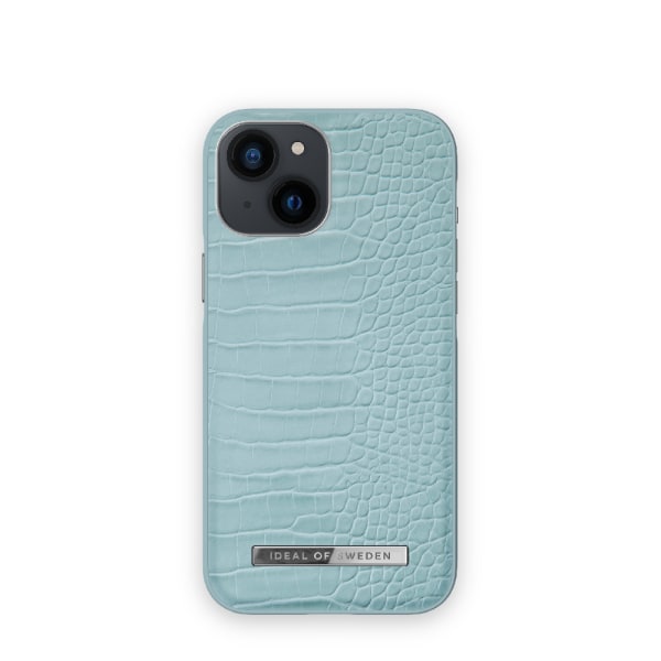 IDEAL OF SWEDEN Mobilcover Soft Blue Croco til iPhone 13 mini