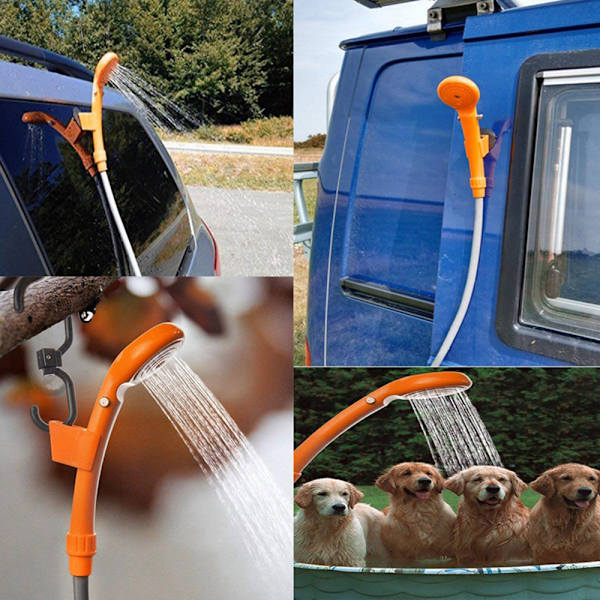 Campingbruser 12V med pumpefunktion