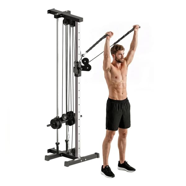 Sportnow Justerbart multigym 25-165cm / Kabelmaskin med dubbla