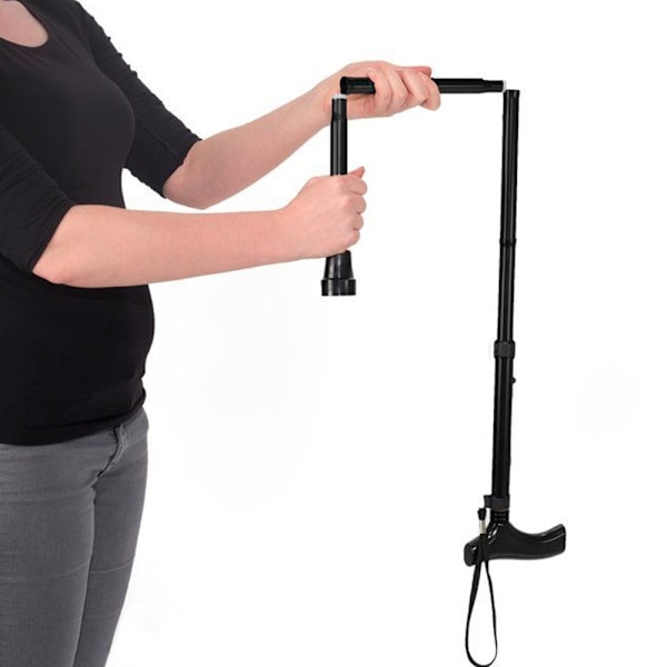 Foldbar / sammenklappelig stok / spadserestok - sikker og fleks