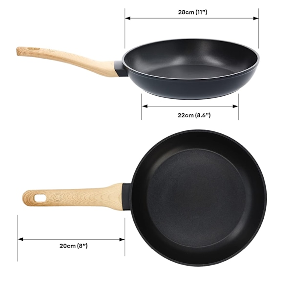 Masterchef Natural Non-Stick stegepande 28 cm - Kendt fra Maste