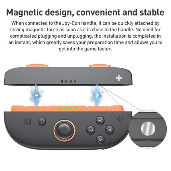 Joy-Con Step til Nintendo Switch 2 Joy-Con - Sort