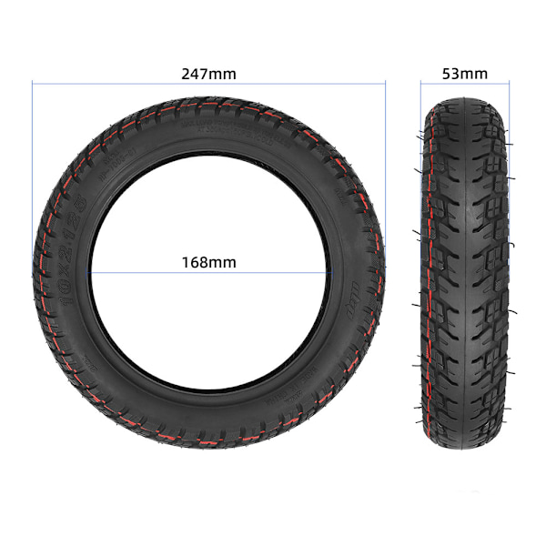 Däck i gummi till Ninebot  F20 / F25 / F30 / F40
