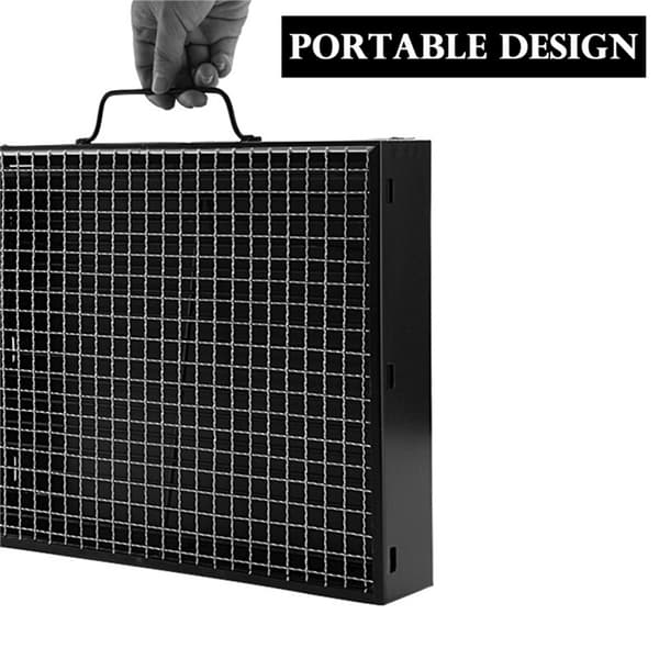 Minigrill / hopfällbar och portabel kolgrill för camping och pi