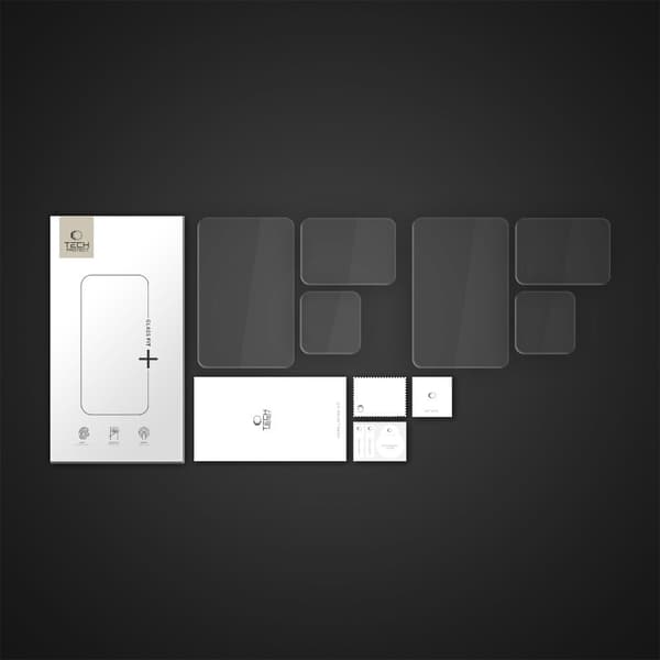 Tech-Protect Glass Fit+ skärmskydd 2-pack / härdat glas / linss