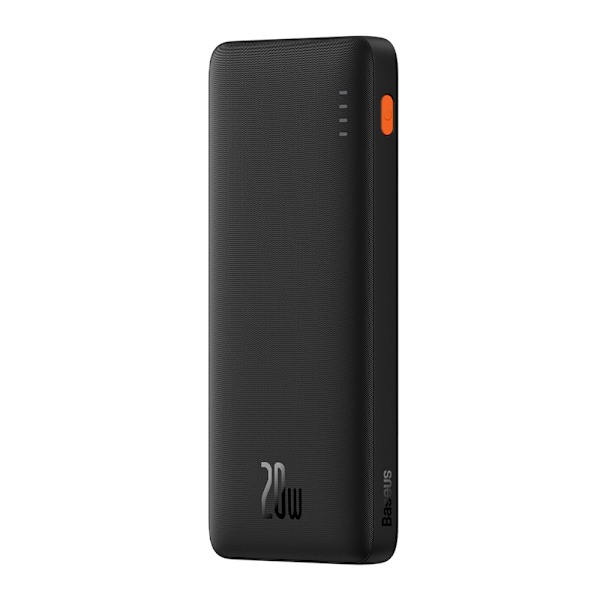 Baseus Airpow powerbank 20W 10000mAh med LED-indikator - Svart Sort