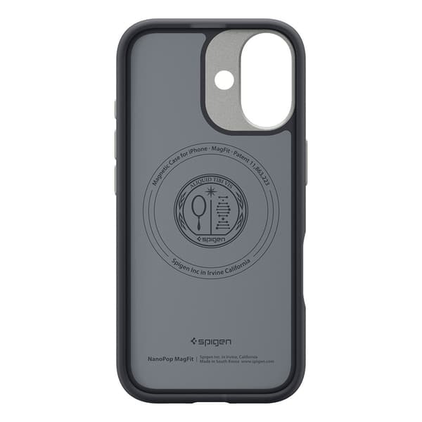 Spigen Nano Pop Mag Fit Backshell til iPhone 17 - Svart