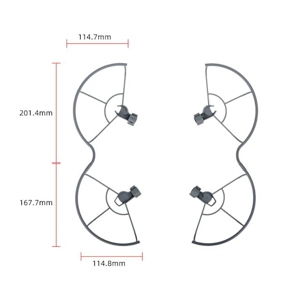 Propellerskydd till DJI Mini 5 Pro - Grå