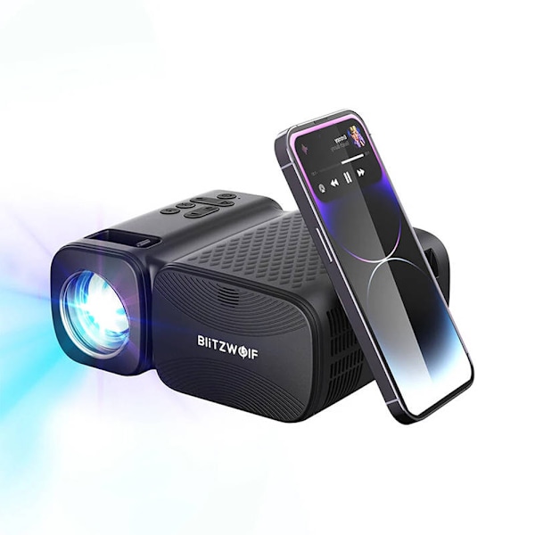 BlitzWolf BW-V3 Miniprojektori 1080p - WiFi ja Bluetooth