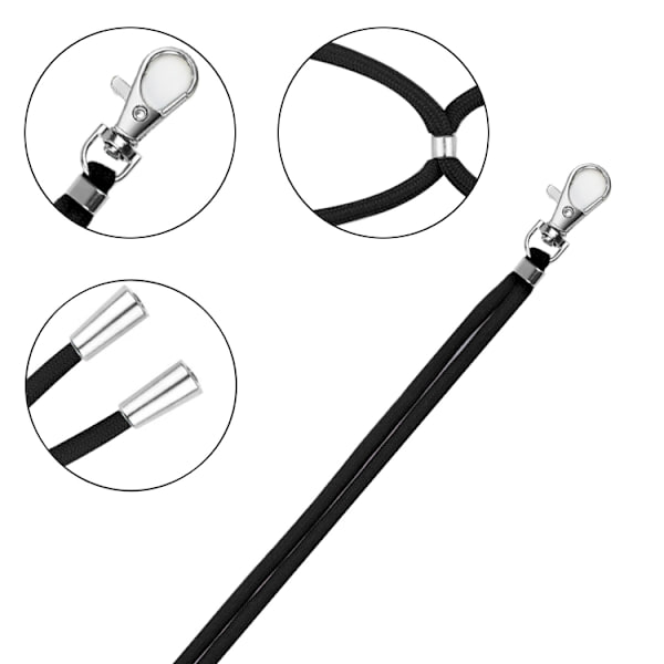 Mobilrem / lanyard med justerbar längd och slitstarkt nylon - S