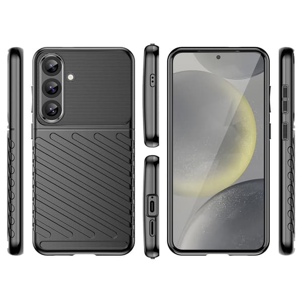 Silikoneetui til Samsung Galaxy S25+ - Sort