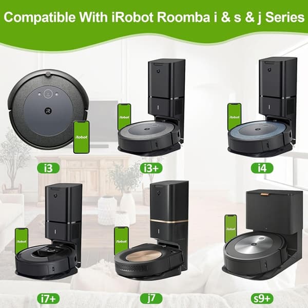 Dammsugarpåsar till iRobot Roomba i8 / S9 / S9+ - 5-pack