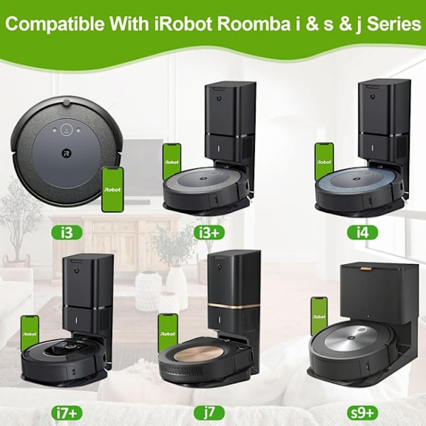 Pölynimuripussit iRobot Roomba i8 / S9 / S9+ - 5-pack - 5 kpl
