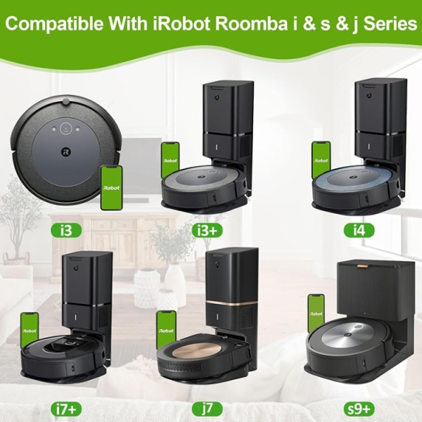 Støvsugerposer til iRobot Roomba i8 / S9 / S9+ - 5-pak