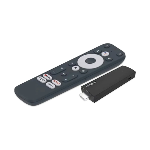 Strong Wi-Fi 4K UHD Google TV -mediasoitin Chromecastilla ja ää