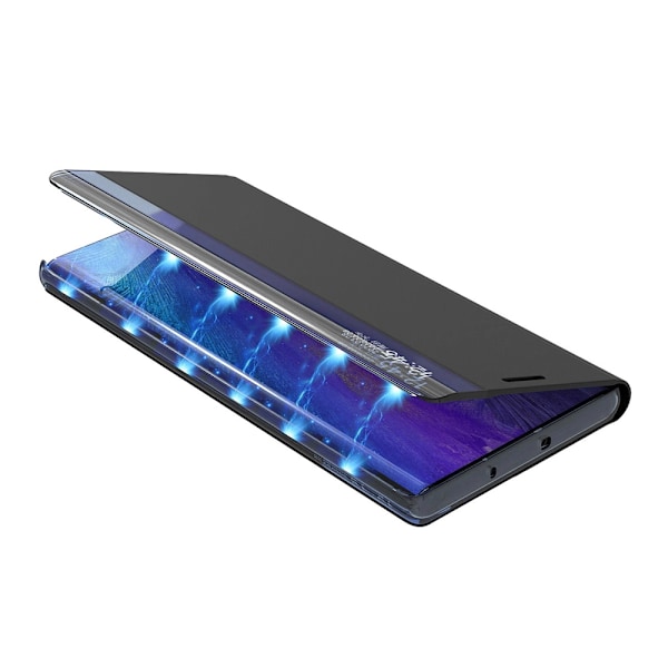 Nyt Sleep View-etui til Samsung Galaxy A55 - Sort