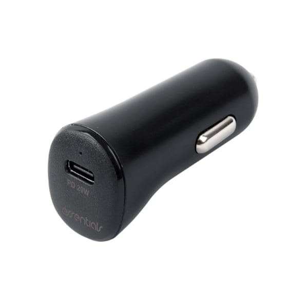 Essentials autolaturi USB-C PD 20W - Svart