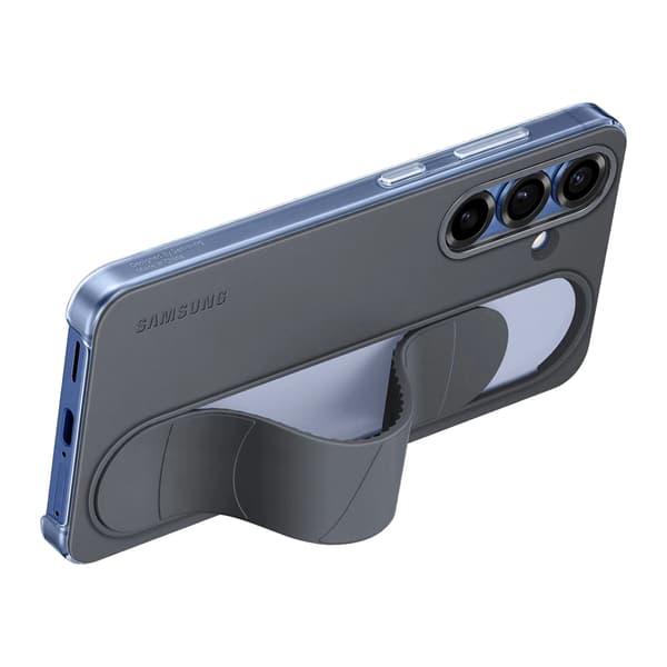 Samsung Etui med stående greb til Galaxy S25 - Sort
