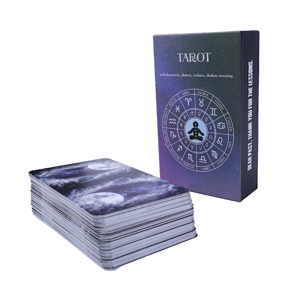 Tarot-kortti Witchy Cauldron selkeillä symboleilla ja syvällisi