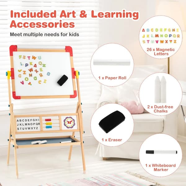 Lasten maalaustaulu 3-in-1 / maalaustaulu lapsille / piirustust