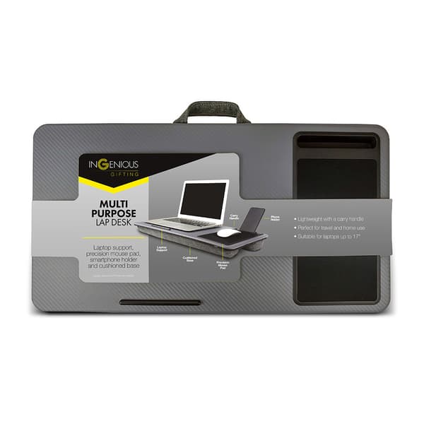 Laptop-stativ til sengen med åndbart design